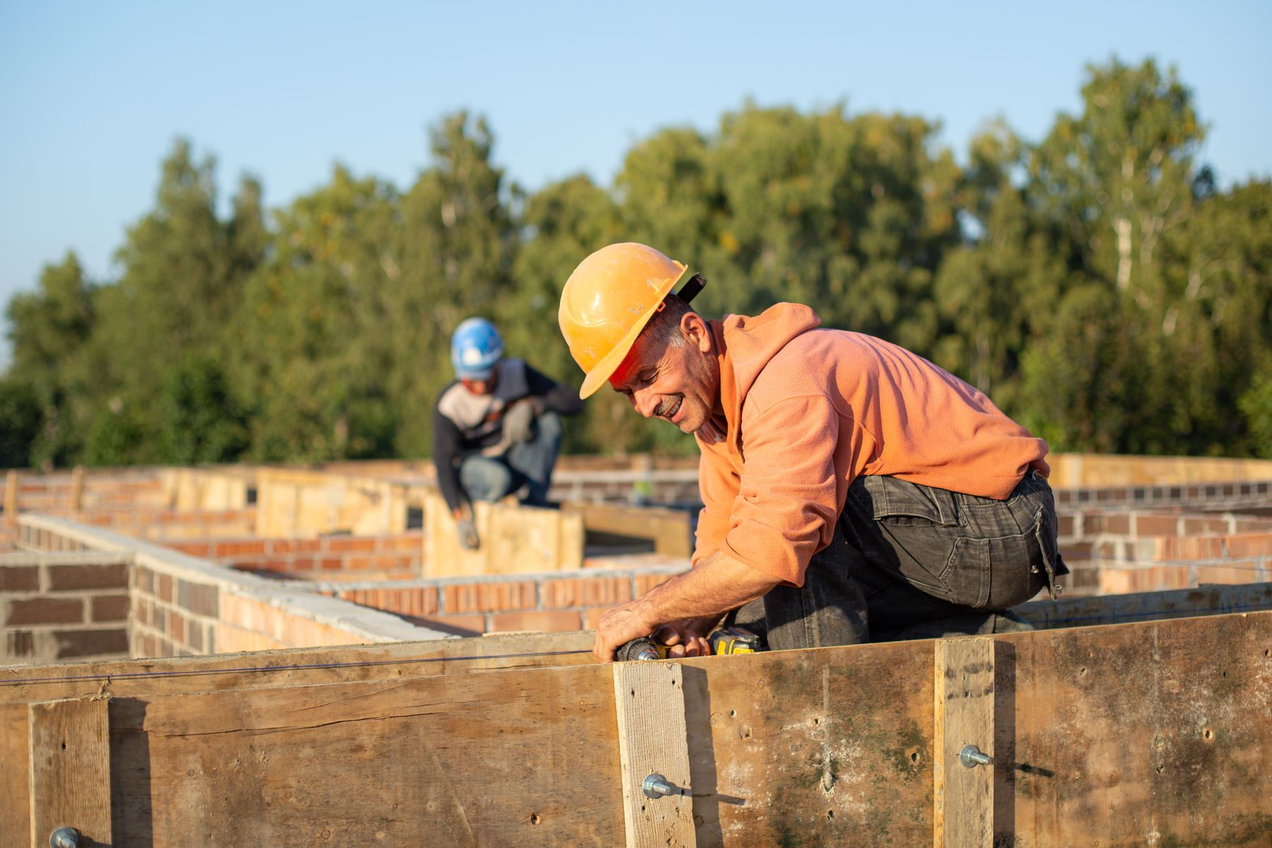 Construction and trades business at work